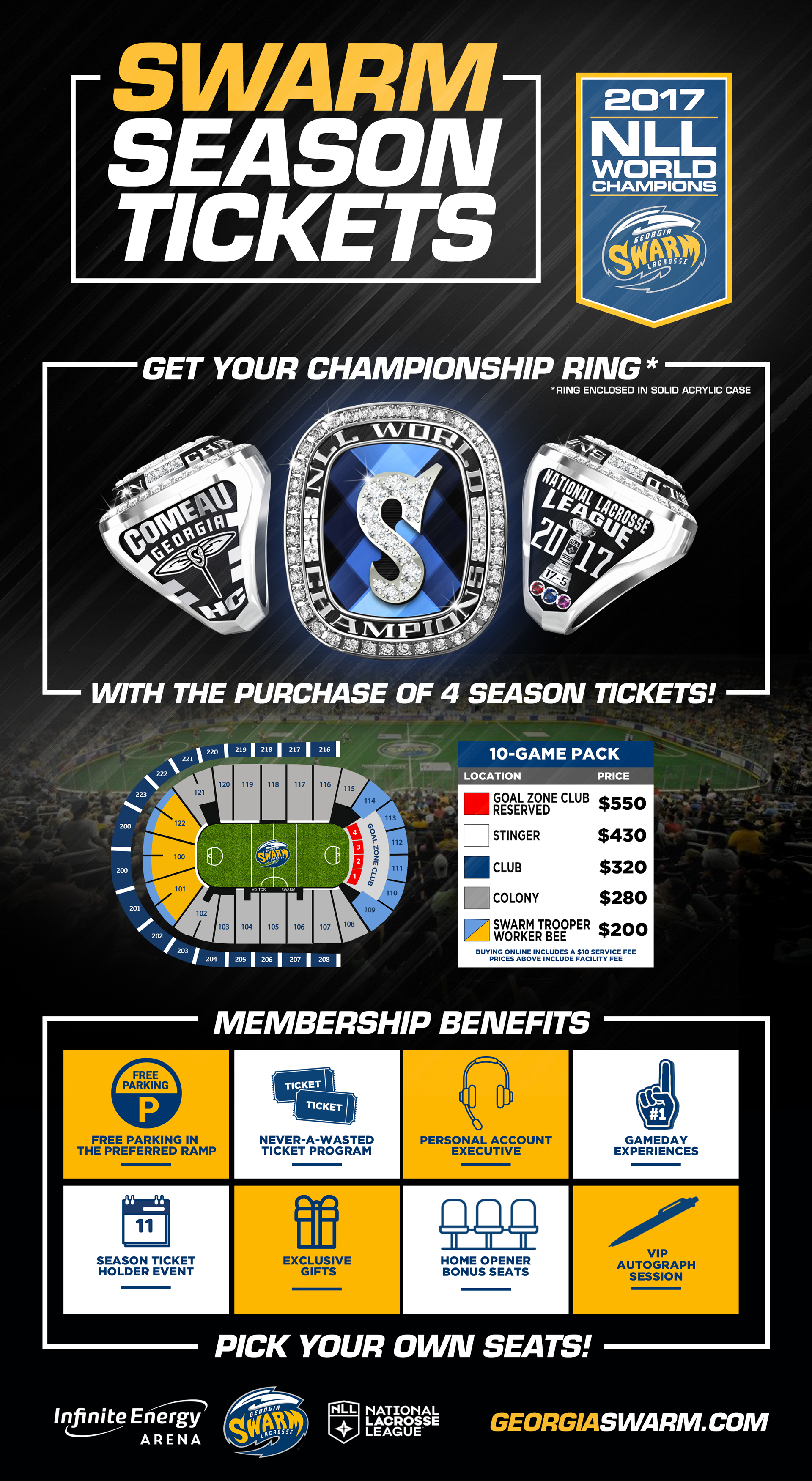 Get Yours! Swarm Championship Ring Swarm Pro